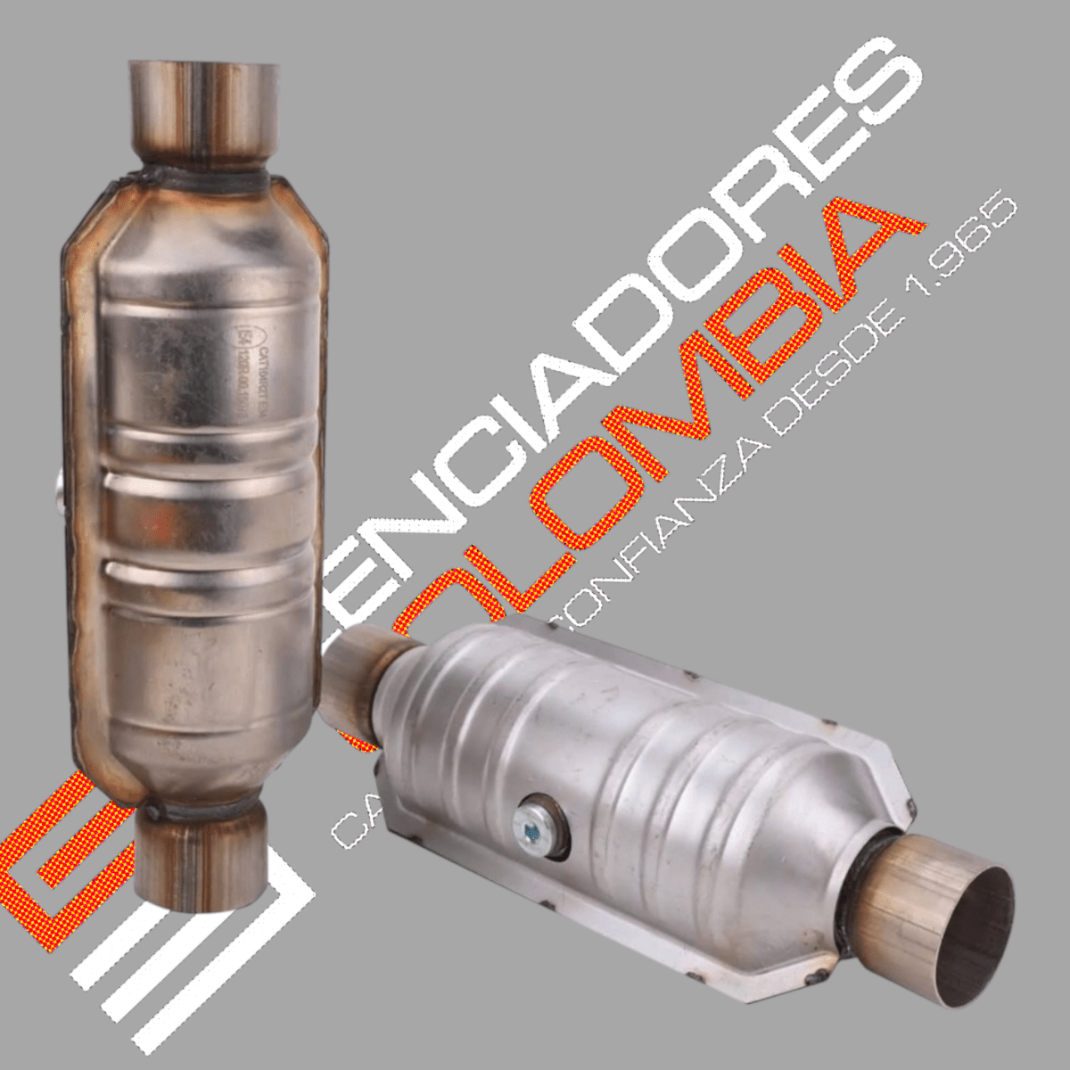 Convertidor catalítico con sensor intermedio/ Euro4 - OBD2 - SILENCIADORES COLOMBIA